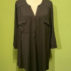 Torrid Black Super Soft Knit Top